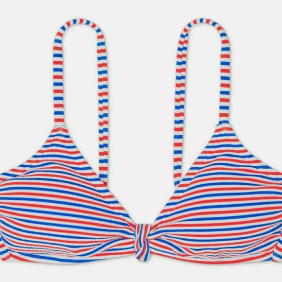 Juniors' Xhiliration Textured Side Knot Bikini set - Picture 8 of 13